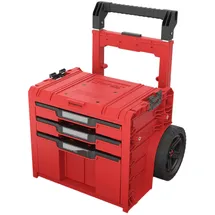 Toolbrothers RHINO L Drawer 3 Cart Plus ULTRA Werkzeugkoffer 2x 4,5 l rot 520 x 415 x 660 mm