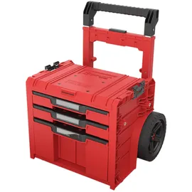 Toolbrothers RHINO L Drawer 3 Cart Plus ULTRA Werkzeugkoffer 2x 4,5 l rot 520 x 415 x 660 mm