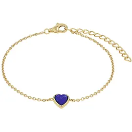 Amor Armband mit Herz-Motiv Blau 20cm