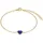 Amor Armband mit Herz-Motiv Blau 20cm
