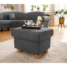 Home Affaire Hocker Milano Vintage Polyester 62 x 45 x 50 cm Grau