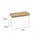 5five simply smart - Vorratsdose rechteckig bambusdeckel "eske" 2l - 5five