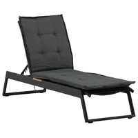 VCM Liegenauflage 193 x 60 x 5 cm grau 1 St.