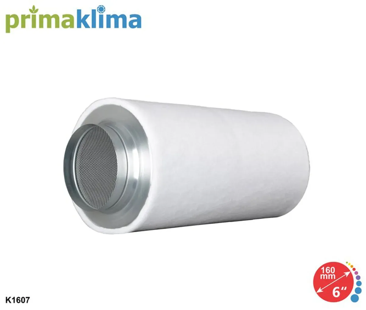 Prima Klima K1607 INDUSTRY Edition Carbon Filter 480m3/h, 160mm Flansch