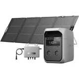 EcoFlow DELTA 3 Classic (1024Wh) Portable Power Station - 0 % MwSt. (Nur Deutschland) DELTA 3 Classic + STREAM Mikro-Wechselrichter + 220 W Tragbares Solarpanel