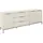 Rauch Kombikommode 200 x 72 x 42 cm Beige / Glas Beige (Champagner)
