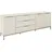 Rauch Kombikommode 200 x 72 x 42 cm Beige / Glas Beige (Champagner)