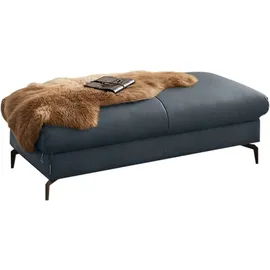W.Schillig Polsterhocker Leder 141 x 42 x 70 cm Blau