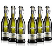 Canti Prosecco DOC Frizzante Schaumwein Wein Trocken 6 Flaschen Prosecco (6 x 0.75 l)