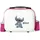 Disney Adorable Stitch Kulturbeutel, anpassbar, weiß, 29 x 21 x 15 cm, starres ABS, 9,14 l, 0,6 kg