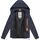Ragwear wasserdichte und atmungsaktive Damen Übergangsjacke leichte kurze Funktionsjacke mit Kapuze Dizzie Tech YOUMODO Navy Gr. S - S