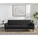 dorel home Schlafcouch 100% Polyester 3-Sitzer Grau