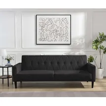 dorel home Schlafcouch 100% Polyester 3-Sitzer Grau