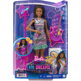 Barbie Big City Dream Brooklyn mit leuchtendem Kleid und Musik