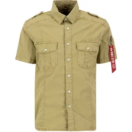 Alpha Industries T-Shirt »ALPHA Men - T-Shirts Basic Shirt Slim S«, Gr. M, sage-green, , 40726107-M