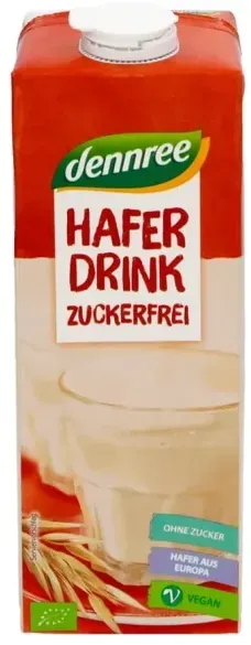 dennree Haferdrink zuckerfrei bio 1L