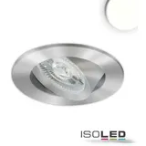 Fiai IsoLED Slim68 MiniAMP 1er rund Alu gebürstet 8W 24V DC neutralweiß dimmbar
