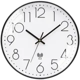 VIVILINEN Wanduhr Funk Geräuschlos Wanduhr Ohne Tickgeräusche Modern Funkwanduhr Lautlos Funkuhr Wand Nicht Tickend für Wohnzimmer Schlafzimmer Büro Küche 25cm