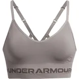 Under Armour Seamless Low Long Bra pewter fresh clay S