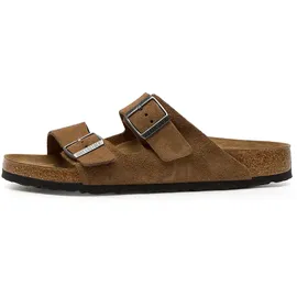 Birkenstock Herren Arizona Suede Leather Sandale (Größe 42, braun)