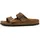 Birkenstock Herren Arizona Suede Leather Sandale (Größe 42, braun)