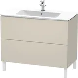 Duravit Waschtischunterschrank 2 Auszüge 102,0 x 70,4 x 48,1 cm Taupe Matt