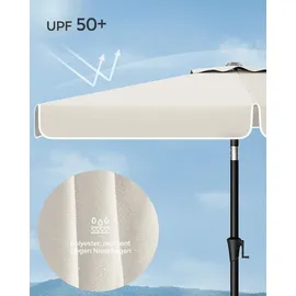 Songmics Balkonschirm 200 x 150 cm Beige