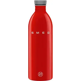 Smeg Edelstahlflasche Rot 1 l