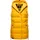 Navahoo Steppweste NAVAHOO "Madilynaa", Damen, Gr. S (36), gelb, Oberstoff: 100% Polyester; Futter: 100% Polyester; Wattierung: 100% Polyester, oversize ca. Mitte Oberschenkel, V-Ausschnitt, Westen Steppweste, stylische ärmellose Damen Weste mit Kapuze