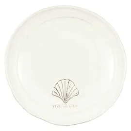 GREENGATE Teller VIVE LA MER Weiß 20 cm