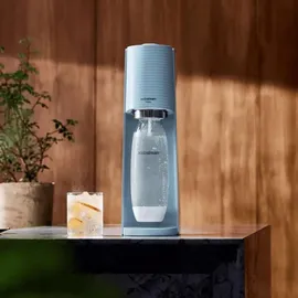 Sodastream Terra blue + PET-Flasche 1 l + Zylinder