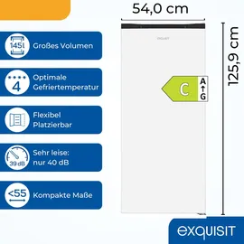 Exquisit GS145-050C Weiß