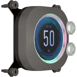 Corsair iCUE XC7 RGB ELITE LCD CPU-Wasserkühler, CPU-Kühler – Stealth Grey