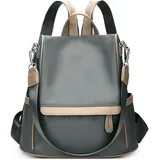 DORRISO Mode Rucksack für Damen Anti Dieb Rucksack Umhängetaschen Reise Rucksack Damen Cityrucksack Leichtgewicht Wasserdicht für Freizeit Büro Urlaub Einkaufen Grau M
