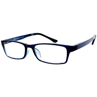 Fullwosing Brille Kurzsichtigkeit Myopia Brille Mit Dioptrien -0.50 bis -6.00 Fernbrille Distanz Brille für Damen Herren Blau(-1.25) - -1.25