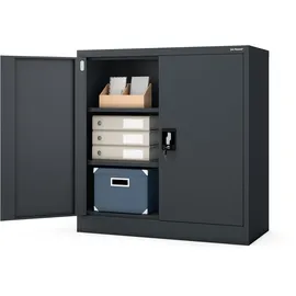 Jan Nowak C001B Aktenschrank 92,5 x 90 x 40 cm Anthrazit