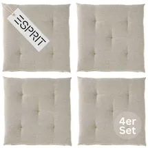 Esprit Needlestripe Stuhlkissen 40 x 40 cm Braun