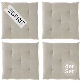 Esprit Needlestripe Stuhlkissen 40 x 40 cm Braun