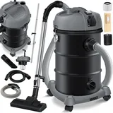 MASKO MASKO® 6IN1 Industriestaubsauger Staubsauger Nass Trocken Sauger Aschesauger 2300W + Steckdose ✓ Blasfunktion ? Trocken-Saugen & Nass-Saugen Industrie-Sauger mit & ohne Beutel beutellos