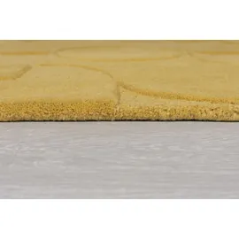 Flair Rugs Wollteppich »Gigi«, rechteckig, aus 100% Wolle, geometrisches Design, fußbodenheizungsgeeignet, 69315000-0 ocker 8 mm,