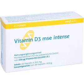 MSE PHARMAZEUTIKA GMBH Vitamin D3 MSE intense Kapseln