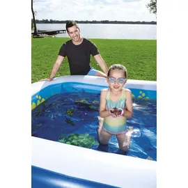 BESTWAY Family Pool 3D Abenteuer 262 x 175 x 51 cm