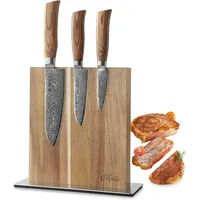 Wakoli Edib Pro 3er Damastmesserset I Holzbox I 8-16cm