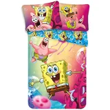 Jerry Fabrics Sponge Bob Mehrfarbig 140 x 200 cm + 70 x 90 cm