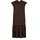 Cartoon Druckkleid Midi Dunkelbraun 40