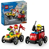 LEGO City - Pizzalieferwagen vs. Löschauto