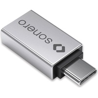 Sonero USB-Adapter (USB-C Stecker auf USB-A Buchse) alu/silber