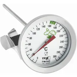 SCHNEIDER Thermometer, rund - , Messbereich: 0 bis +200°C