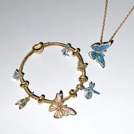 Pandora Zikade Blau 764490C01