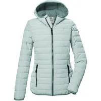 G.I.G.A. DX by killtec Damen Steppjacke/Übergangsjacke mit Kapuze GS 65 WMN QLTD JCKT, light aquaverde,